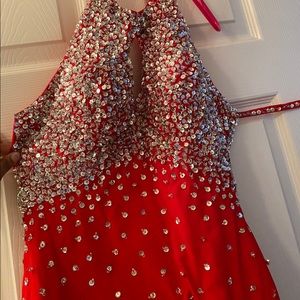 Red prom dress